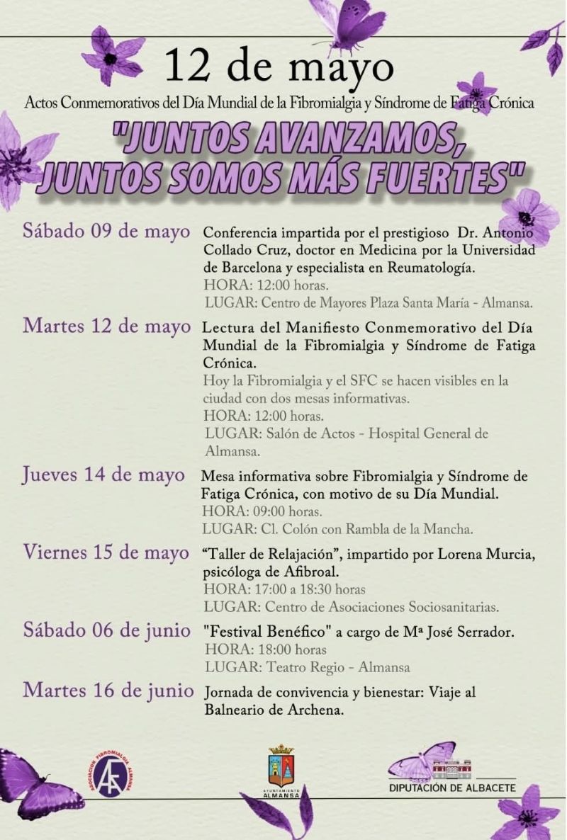 DÍA MUNDIAL DE LA FIBROMIALGIA Y SÍNDROME DE FATIGA CRÓNICA