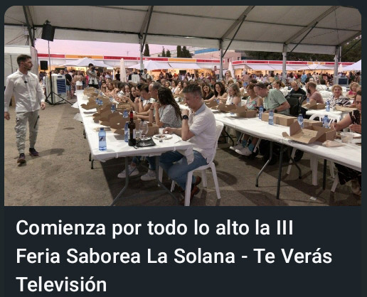 Comienza por todo lo alto III Feria Saborea La Solana